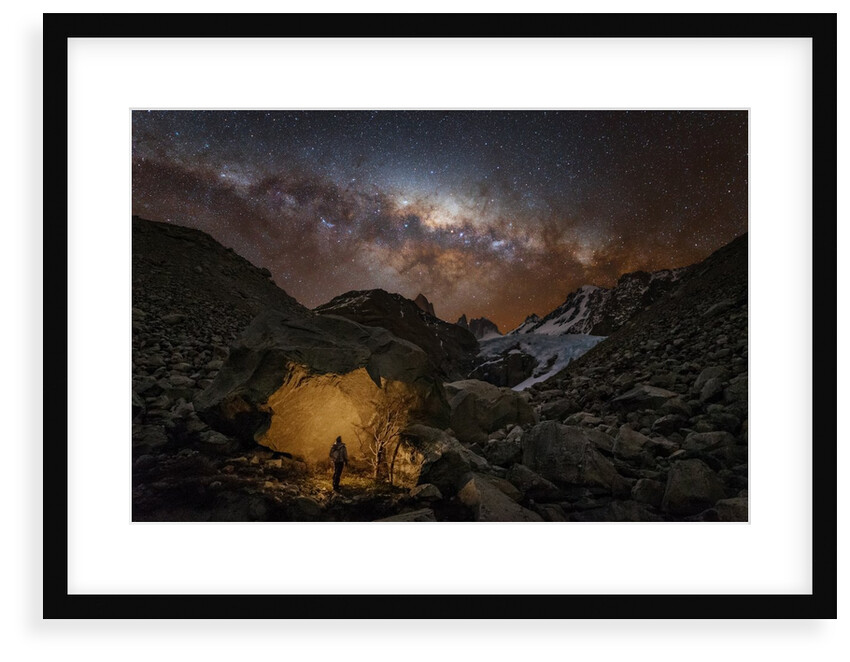 Wanderer in Patagonia by Yuri Zvezdny