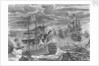 Sir Cloudisly Shovel in the Association with the Eagle, Rumney and the Firebrand, Lost on the Rocks of Scilly, October 22, 1707' by unknown