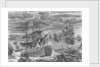 Sir Cloudisly Shovel in the Association with the Eagle, Rumney and the Firebrand, Lost on the Rocks of Scilly, October 22, 1707' by unknown