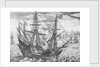 'White Bear' commanded by Thomas Howard and involved in the defeat of the Spanish Armada of 1588 by Claes Jansz Visscher