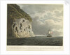 South east view of the Diamond Rock, with the cannon being hauled up from the 'Centaur' by the cable by Joseph Constantine Stadler