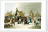 Frost fair on the river Thames, 19th century by Luke Clennel