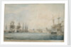 The conquest of the island of Curacoa by four frigates under the command of Sir Charles Brisbane by Charles Brisbane