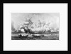 The attack of the 'Vanguard' (commanded by Sir William Winter) on the Spanish Armada, 8 August 1588 by A. Wilmore