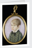 Portrait of a young boy, formerly thought to be Horatio Nelson by unknown