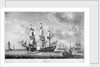 An outward bound East Indiaman sailing from the Downs by Robert Dodd