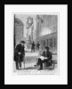 Greenwich pensioners in the Anson Ward, Greenwich Hospital, with figurehead of the old ship 'Centurion' by unknown