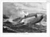 The rescue of the crew of the 'Cleopatra', at dawn in the Bay of Biscay by Unknown