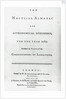 The Nautical Almanac for the year 1767 by W. Richardson