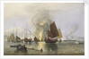 'Nemesis' destroying Chinese junks in Anson's Bay, 1841 by Edward Duncan