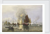 'Nemesis' destroying Chinese junks in Anson's Bay, 1841 by Edward Duncan