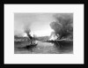 HMS 'Firefly' destroying the magazines at Brandon, Gulf of Bothnia by Thomas Goldsworth Dutton