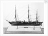 Model of ironclad battleship HMS 'Warrior' (1860) by Unknown