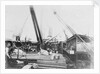 On deck of the 'Cornwall' by unknown