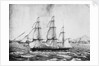 Florentia Captain Wimble, passing through Telleberry Roads February 1st 1825, coast of Malabar by Neve