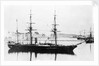 Wooden paddle-wheel sloop 'Salamander' (1832) at anchor by unknown