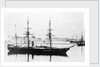 Wooden paddle-wheel sloop 'Salamander' (1832) at anchor by unknown