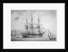 Portrait of French naval vessel 'L' Incorruptible' by Joseph Auge Antonie Roux