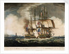HMS 'Shannon' in battle with the American Frigate 'Chesapeake', 1 June 1813 by W. Elmes