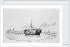 HMS 'Grampus' as a hospital ship off Greenwich by W. Porden Kay