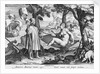 America. Americen Americus retexit, Semel vocauit inde semper exitam by Johannes Stradanus