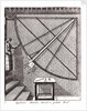 Robert Hooke's 10-foot mural quadrant made for the Royal Observatory by Francis Place