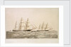 The Great China Race: the Clipper Ships 'Taeping' & 'Ariel' passing the Lizard 6 September 1866 on their homeward voyage from Foo-Chow-Foo by Thomas Goldsworth Dutton