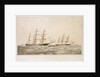 The Great China Race: the Clipper Ships 'Taeping' & 'Ariel' passing the Lizard 6 September 1866 on their homeward voyage from Foo-Chow-Foo by Thomas Goldsworth Dutton
