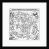 Pair of maps of the Northern and Southern Celestial Hemispheres by Albrecht Dürer
