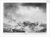 The distressful situation of the East Indiaman 'Dutton' by Robert Pollard