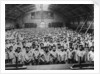 School photograph in Neptune's Hall, the gymnasium by Unknown
