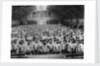 School photograph in Neptune's Hall, the gymnasium by Unknown