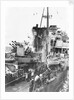 The funnel and bridge area of the destroyer HMS 'Onslow' (1941) by unknown