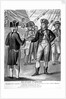 Richard Parker, President of the Committee of Delegates, tendering the list of grievances to Vice Admiral Buckner, on board the 'Sandwich' at the Nore by unknown