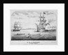 H. M. S. Ganges at target practice by C. Boone