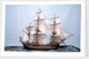 Merchant Ship - scenic mount by unknown