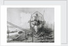'Great Eastern' under construction at Blackwall, 1858 by Robert Howlett