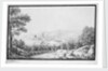 View of Bastia before the English controlled Corsica by unknown