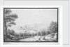 View of Bastia before the English controlled Corsica by unknown