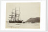 Alert' cutting into dock, Dobbin Bay, 13 August 1875 by unknown