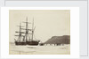 Alert' cutting into dock, Dobbin Bay, 13 August 1875 by unknown