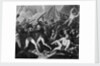 The Battle of Trafalgar, 1805: Captain Harvey of the 'Temeraire' clearing the deck of French and Spaniards by Gillbank