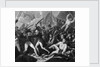 The Battle of Trafalgar, 1805: Captain Harvey of the 'Temeraire' clearing the deck of French and Spaniards by Gillbank