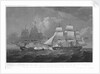 His Majesty's Frigate 'Dryad' of 36 Guns, bringing to close Action the French Frigate La 'Proserpine' 40 Guns, off Cape Clear, on 13th of June 1796... dedicated to Captain... Lord Amelius Beauclerk.... by Thomas Whitcombe