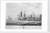 North view of 'Constantinople', taken from the Artillery Quay (called Tophana) with HBM's ships 'Le Tigre' and 'La Bonne Citoyenne' under the command of Sir Sidney Smith, 1799 by John Thomas Serres