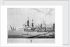 North view of 'Constantinople', taken from the Artillery Quay (called Tophana) with HBM's ships 'Le Tigre' and 'La Bonne Citoyenne' under the command of Sir Sidney Smith, 1799 by John Thomas Serres