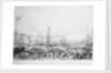 The Launch of the Trafalgar, in the presence of Her Most Gracious Majesty Queen Victoria and His Royal Highness Prince Albert, at H.M.Dock Yard, Woolwich... by William Ranwell