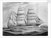 Sailing vessel 'Northbrook' at sea by C. Kensington