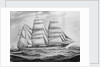 Sailing vessel 'Northbrook' at sea by C. Kensington
