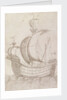 A ship under sail by Unknown
